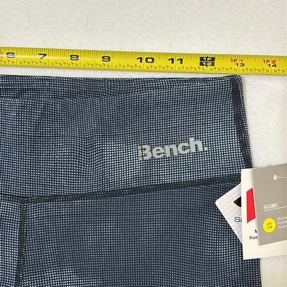 Bench women’s workout leggings UPF 40+ reflective feature blue size small Lycra - Picture 4 of 8